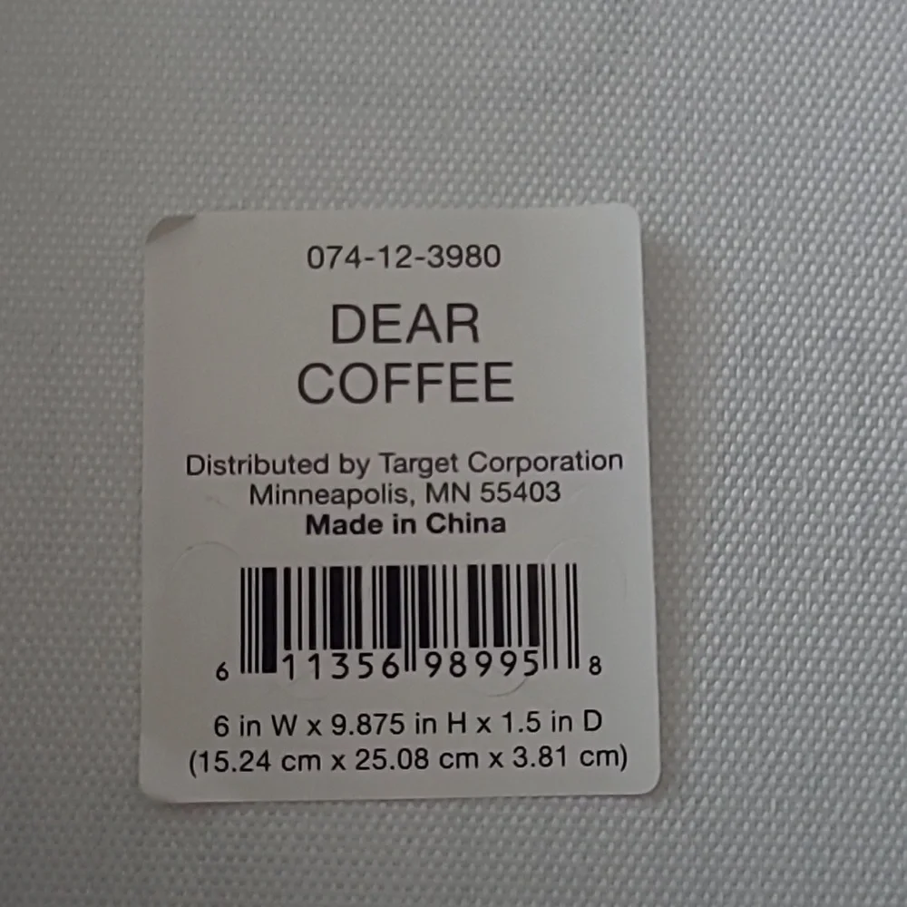 Coffee Canvas Wrapped Sign Wall Hanging